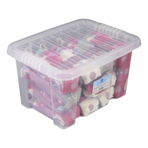 TML Clear Plastic Storage Box & Lid Size 04 (24 Litre)